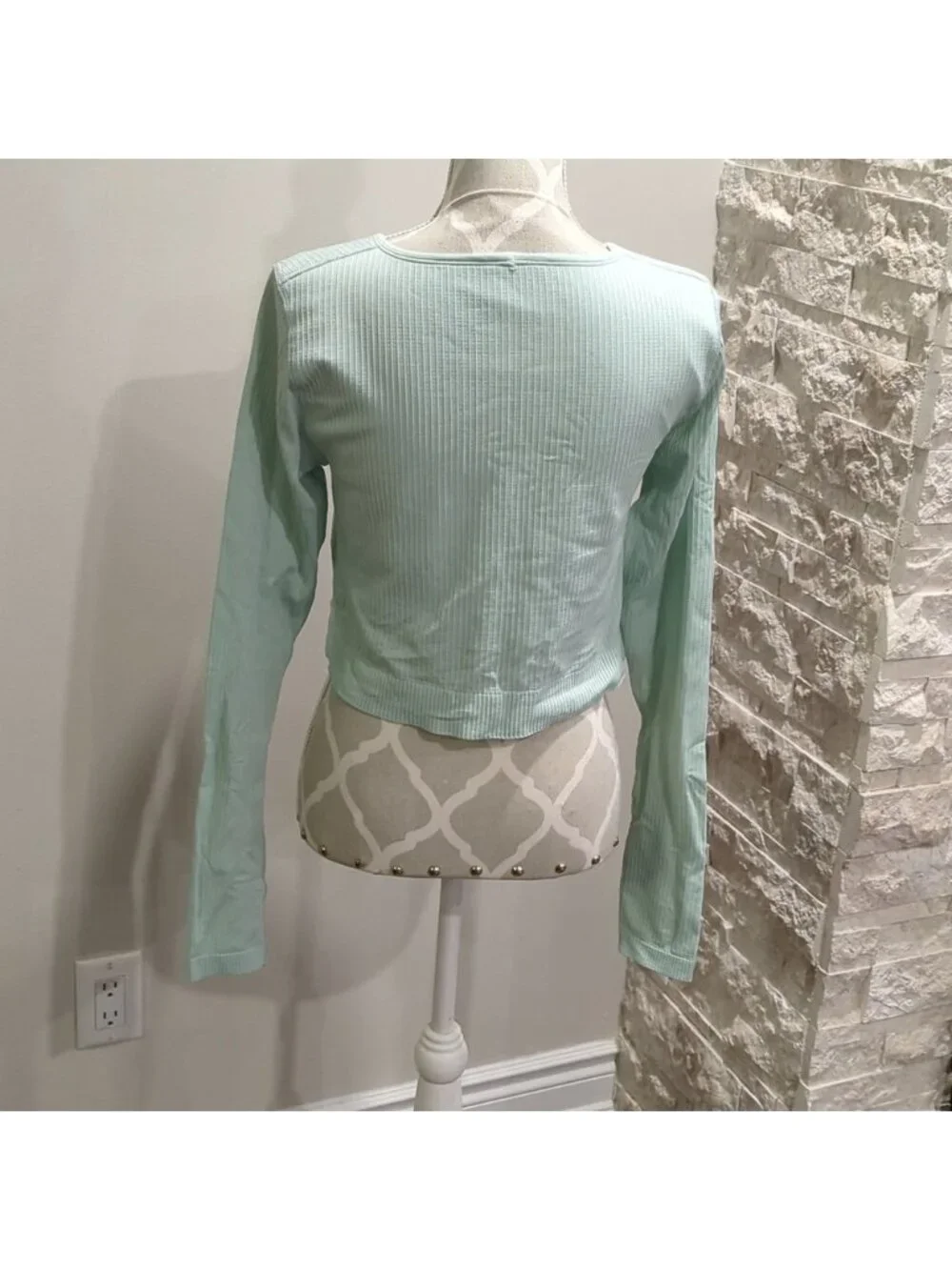 Lululemon Ebb to Street Long Sleeve Delicate Mint like new